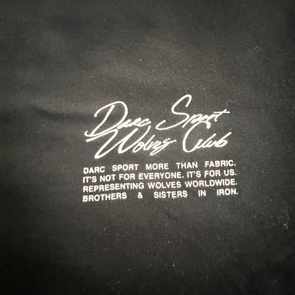 DARC SPORT WOLFS t shirt , washed black, XL - Picture 3 of 7